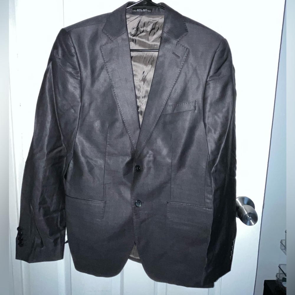 Zara Charcoal Blazer for Men